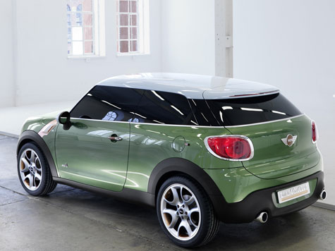 Striking design leaves Mini Paceman onlookers gaping.