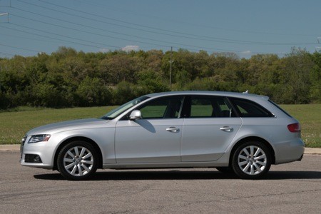 The Audi A4 Avant wagon looks very sleek indeed.