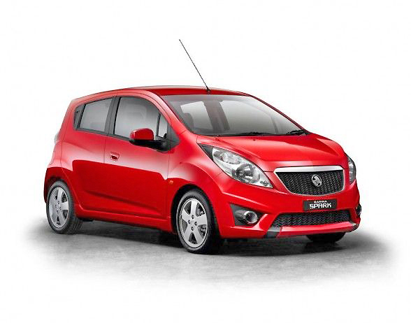 The Holden Barina Spark has one of the best small car designs, at present.