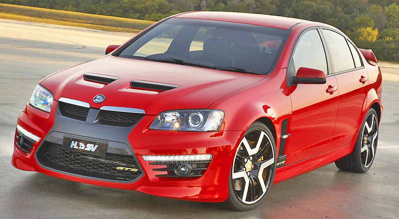 Daytime running lights, a shockwave inspired grille and 325 kw, and the HSV GTS means business.