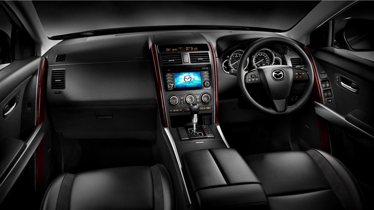 A premium feel to the new Mazda CX-9 interior starts with the classy dash and excellent driving position.