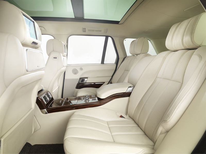 Completely luxurious, the stunning new Range Rover is breathtaking. There's heaps of room, too. While a two-seater reclining back seat is an option, I'm guessing most will prefer the conventional three-seater.