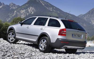 Climb every mountain, ford every stream in the Skoda Octavia Scout TDI 4x4 Wagon.