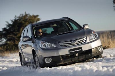 A new Subaru Outback 2.0D CVT takes all surfaces in its stride, and a little light off-roading to boot. The new Diesel and CVT marriage works smoothly and performance is good.