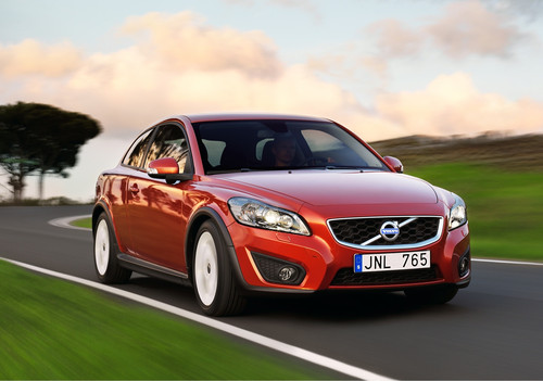 The Volvo C30 2.4 coupé is roomier inside than you might think.