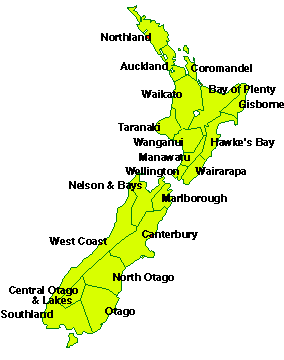 New Zealand Map