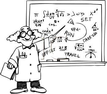 Boffin doing the calculations
