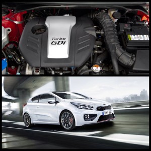 The rumoured i30SR Turbo will use 1.6l turbo used in the Hyundai Veloster and Kia Cee'd GT (pictured)