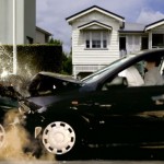 Nose to nose car crash
