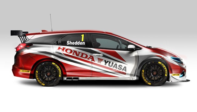 The new Honda for the 2014 BTCC Season...