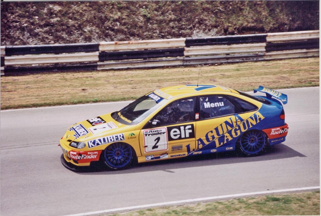 The distinctive No.2 Renault Laguna of Alain Menu defined the BTCC in the mid-90s