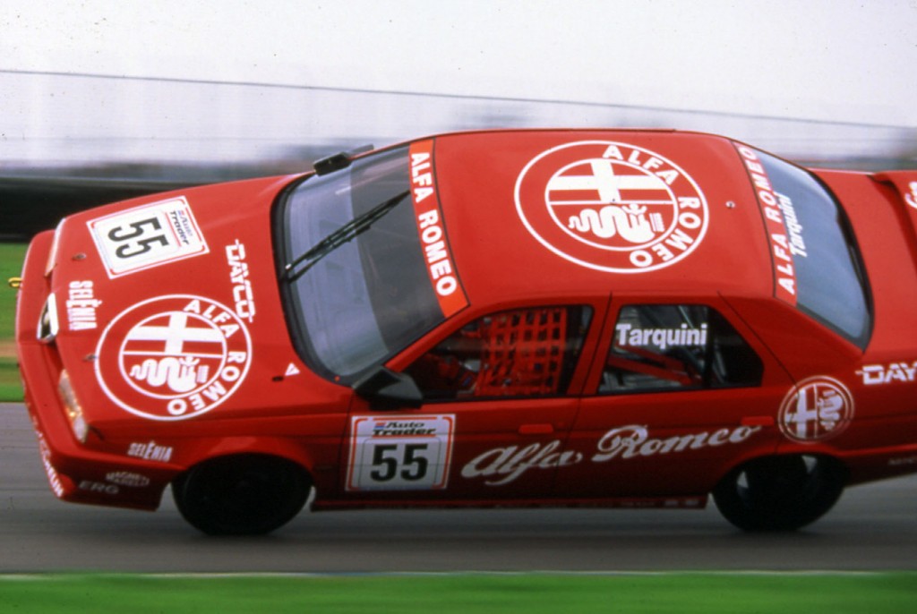 An Alfa Romeo racing on 2 wheels in 1994? Oh yes, that's right