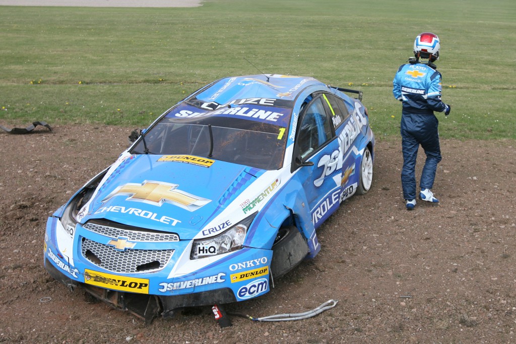 Well that did not go well... Photo Credit: BTCC.net