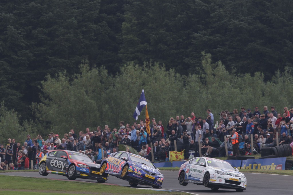 The 2013 season gave close, hard racing, and some spectacular shots. Photo Credit: BTCC.net