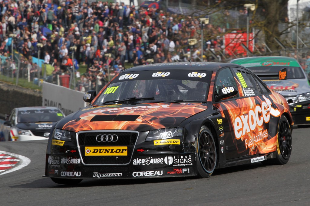 Rob Austin and the amazing Sherman (his new Exocet Audi) were stunning at Brands. Image Credit: BTCC.net