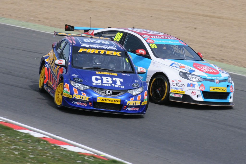 Jordan and Plato have assumed their usual positions at the top. Is a new rivalry forming? Image Credit: BTCC.net