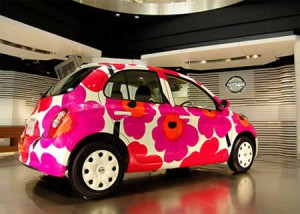 floral car