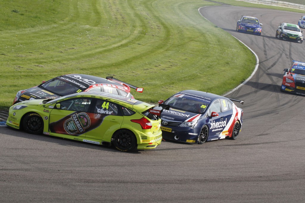 The BTCC has always been action packed, but now it is more like banger racing. Image Credit: BTCC.net