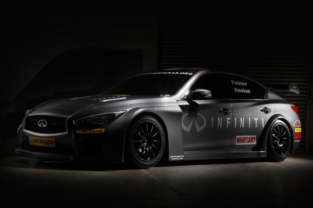 Out of the shadows emerges Infiniti, a brand new manufacturer for 2015. Image Credit: BTCC.net