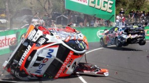 Lowndes Luff crash