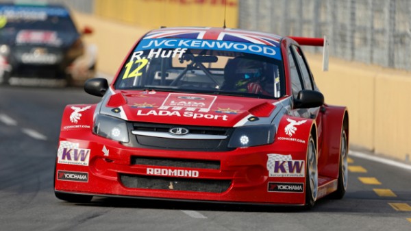 To everyone's surprise, Rob Huff managed to pilot his LADA to multiple victories in 2014. Image Credit: AutoNewsInfo.com