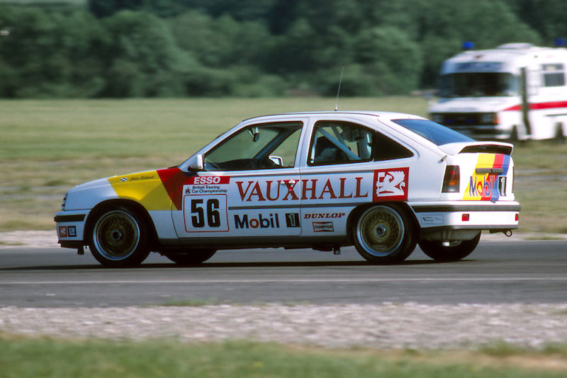 Where it all began. Cleland in his Astra GTE in 1989. Image Credit: TouringCarTimes.com