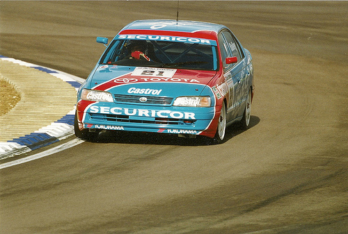 Julian Bailey was a man on a mission at Knockhill. Image Credit: Flickr.com