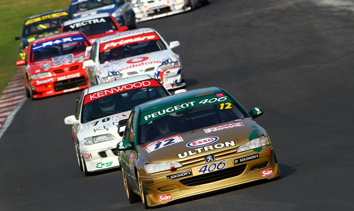 Finally, 2014 saw the Peugeot 406 dominating the ex-BTCC field. Image Credit: motorsportvision.co.uk