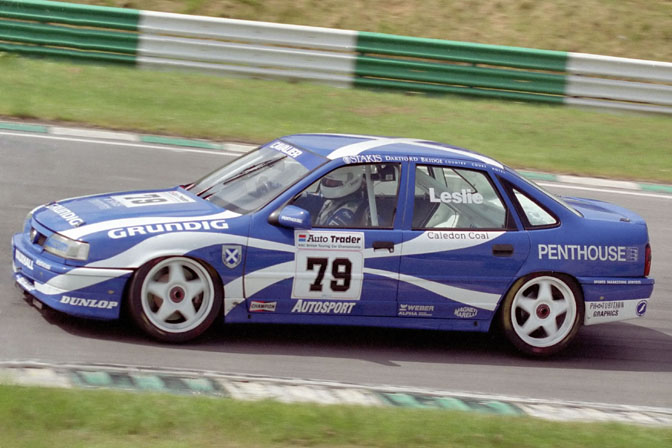 David Leslie in his 1993 Ecurie Ecosse Vauxhall. Image Credit: Speedhunters.com