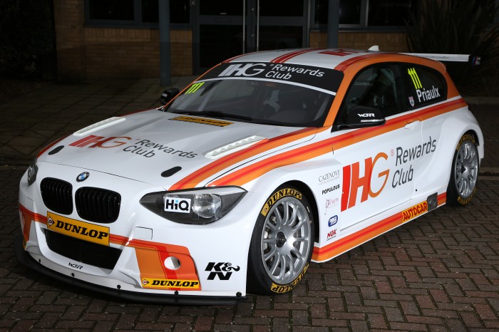 The new look WSR BMW 125i M Sport for Andy Priaulx. Image Credit: BTCC.net