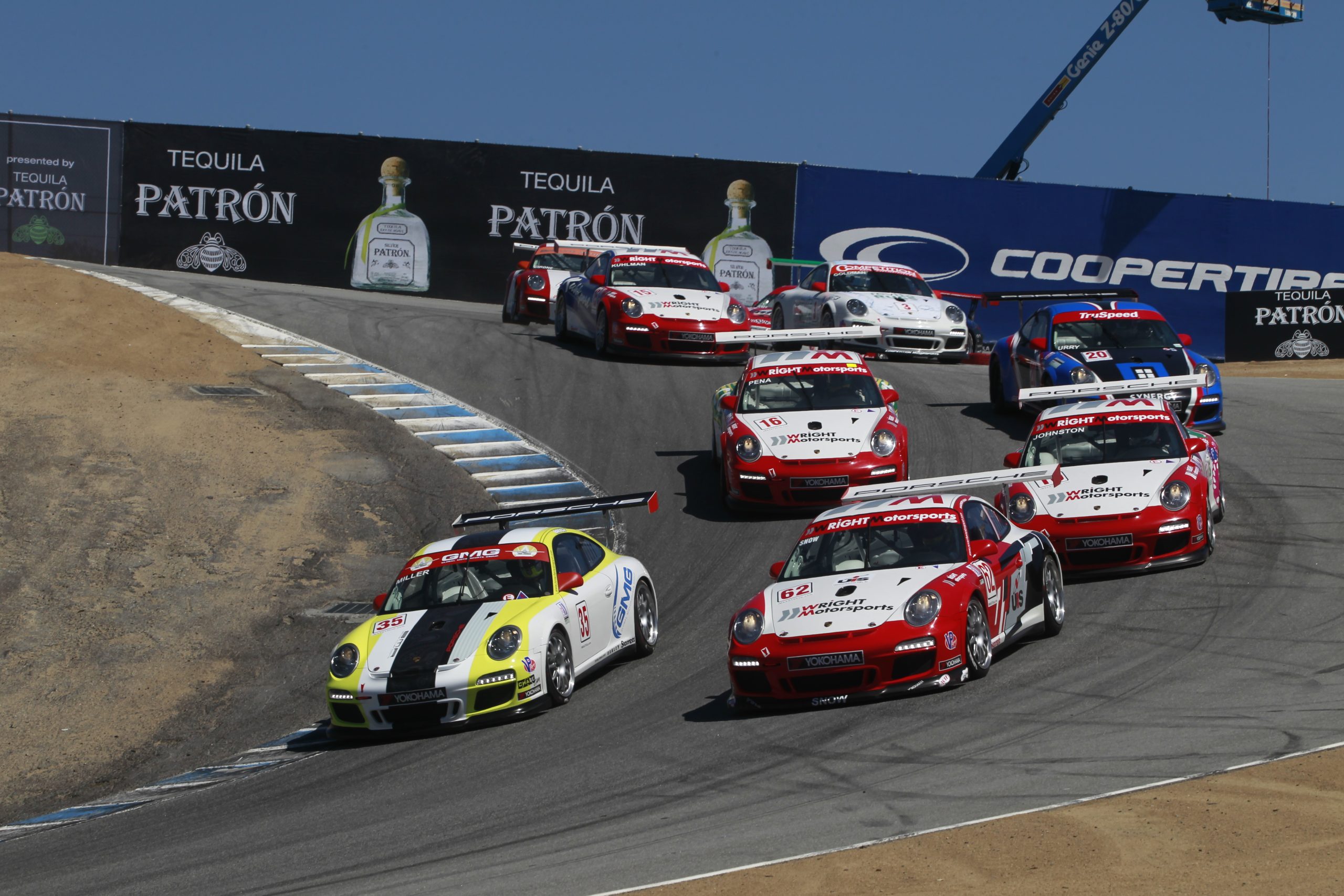 Can you imagine the BTCC field streaming down the infamous Corkscrew at Laguna Seca? Image Credit: Porsche Official