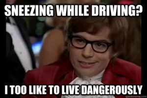 sneezewhendriving