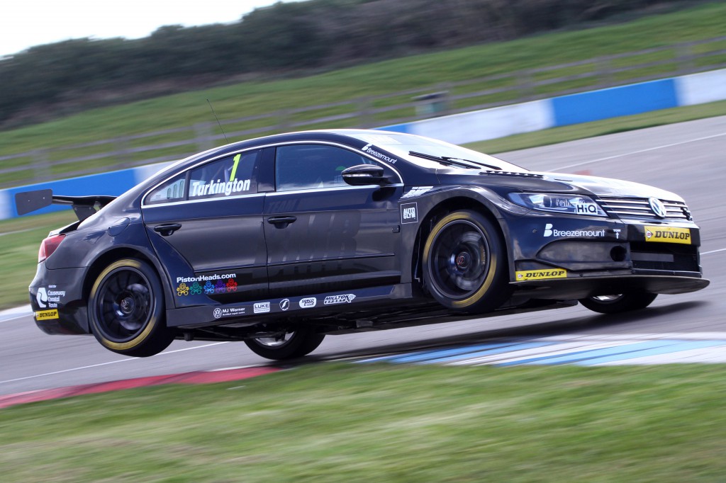 The myserious jet black BMR VW kept everyone guessing. Image Credit: BTCC.net