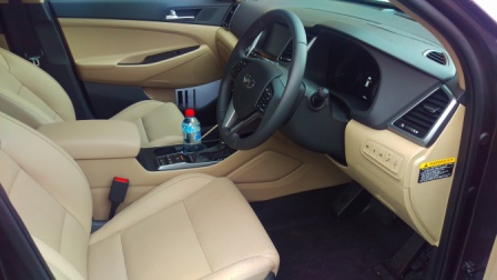 Tucson Elite and Highlander interior