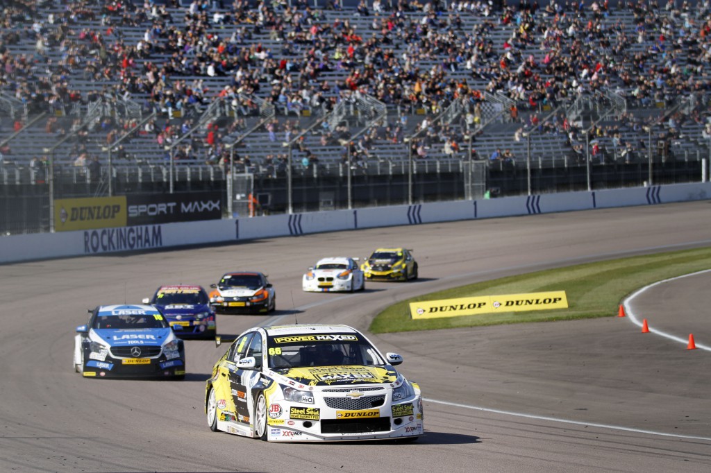 Cooking with Gas: Josh was on fire at Rockingham thriller. Photo Credit: BTCC.net