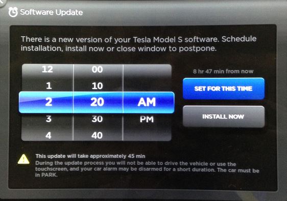 tesla-update