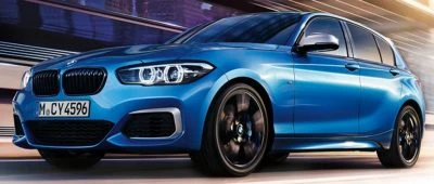 2017 BMW 1-series petrol in bright blue