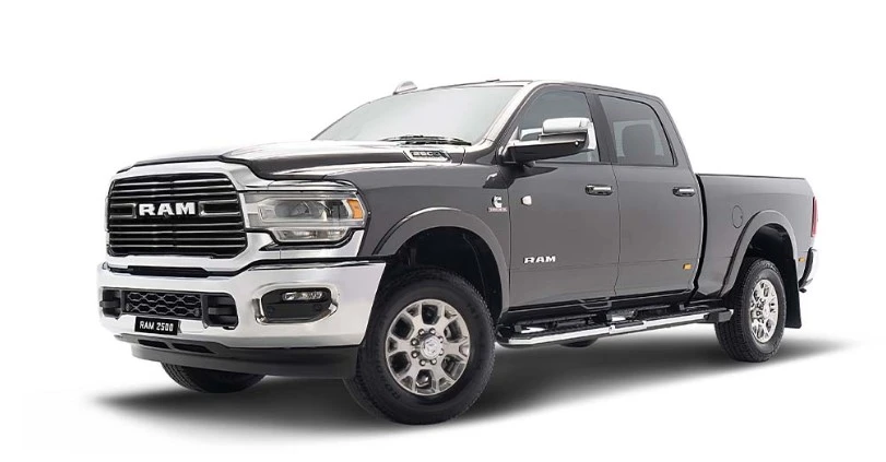 2023 RAM 3500 Laramie Heavy Duty, exterior view in grey