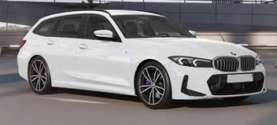 2023 BMW 3 Series Wagon front three quarter view