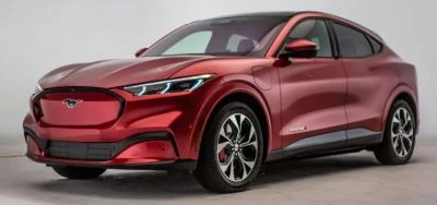 2024 Ford Mustang Mach E, three-quarter view