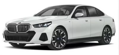 2024 BMW i5 Sedan exterior in white