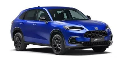 2024 Honda ZR-V SUV exterior in cobalt blue