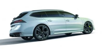 2024 Peugeot 508 Hybrid Wagon in white