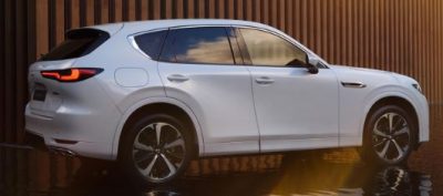 2024 Mazda CX-60 Hybrid SUV side and rear